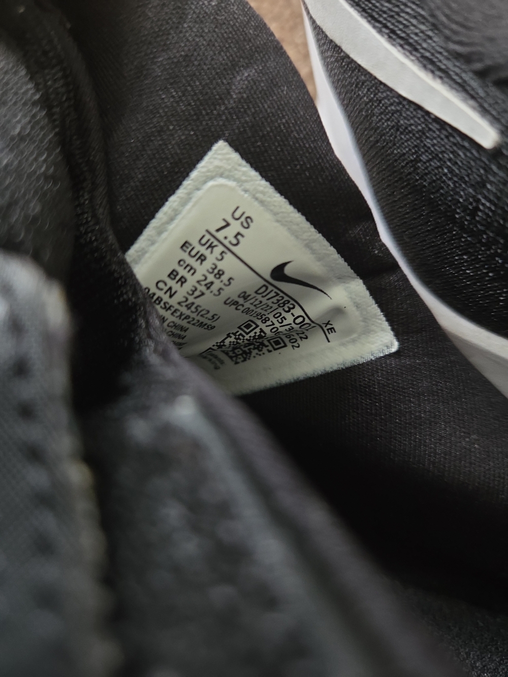 Nike Women’s Black and White Zoom Pegasus-Style Athletic Shoes Running Sz 7.5 - Picture 7 of 7